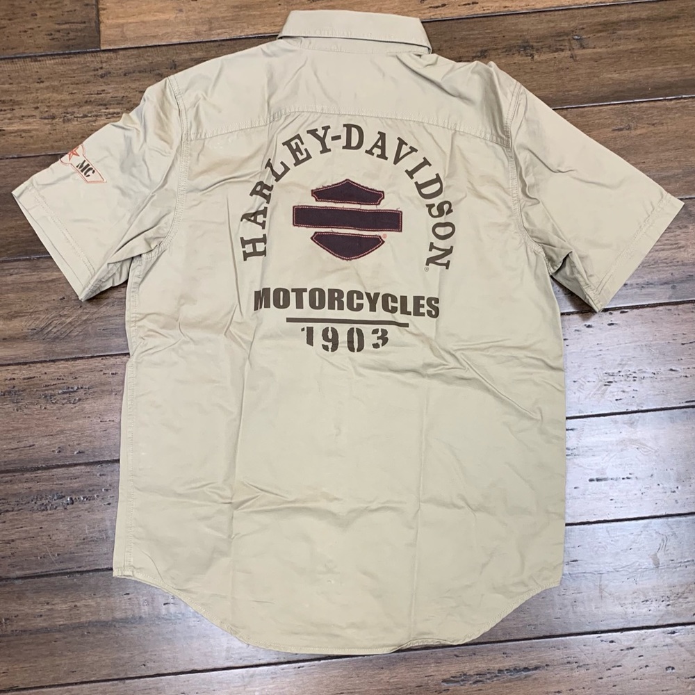 Harley Davidson Men’s short sleeve collar shirt